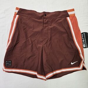 Nike Golf Club Dri-Fit Mesh Shorts Orange FQ1164 231 Men's Size Small